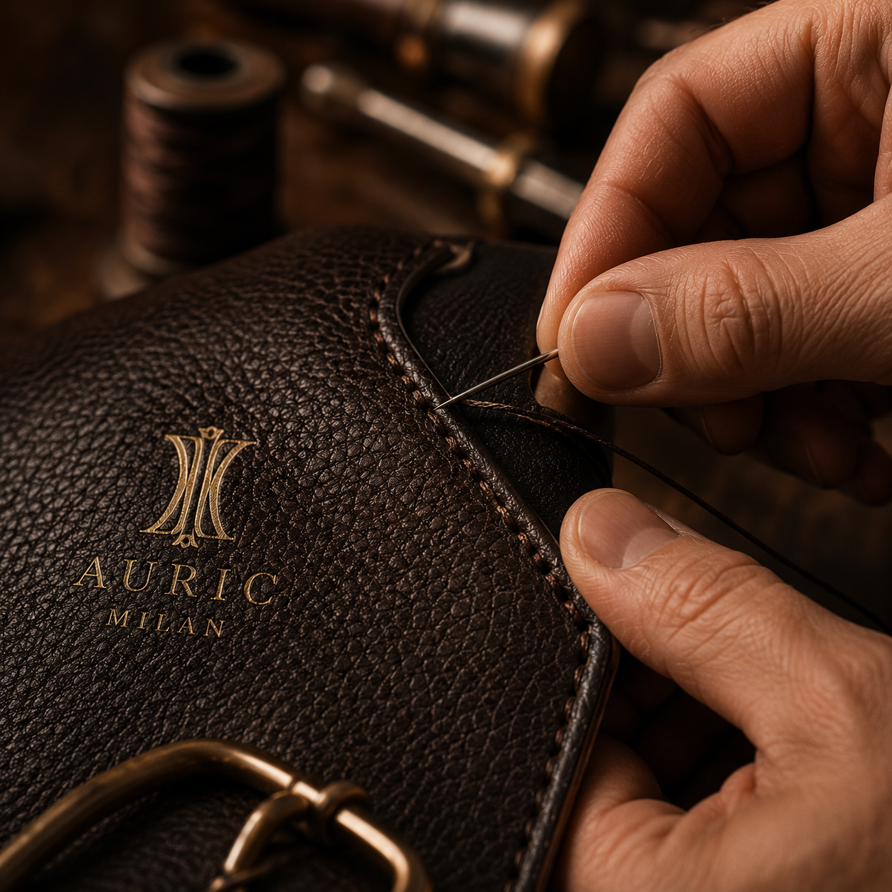 Leather detail